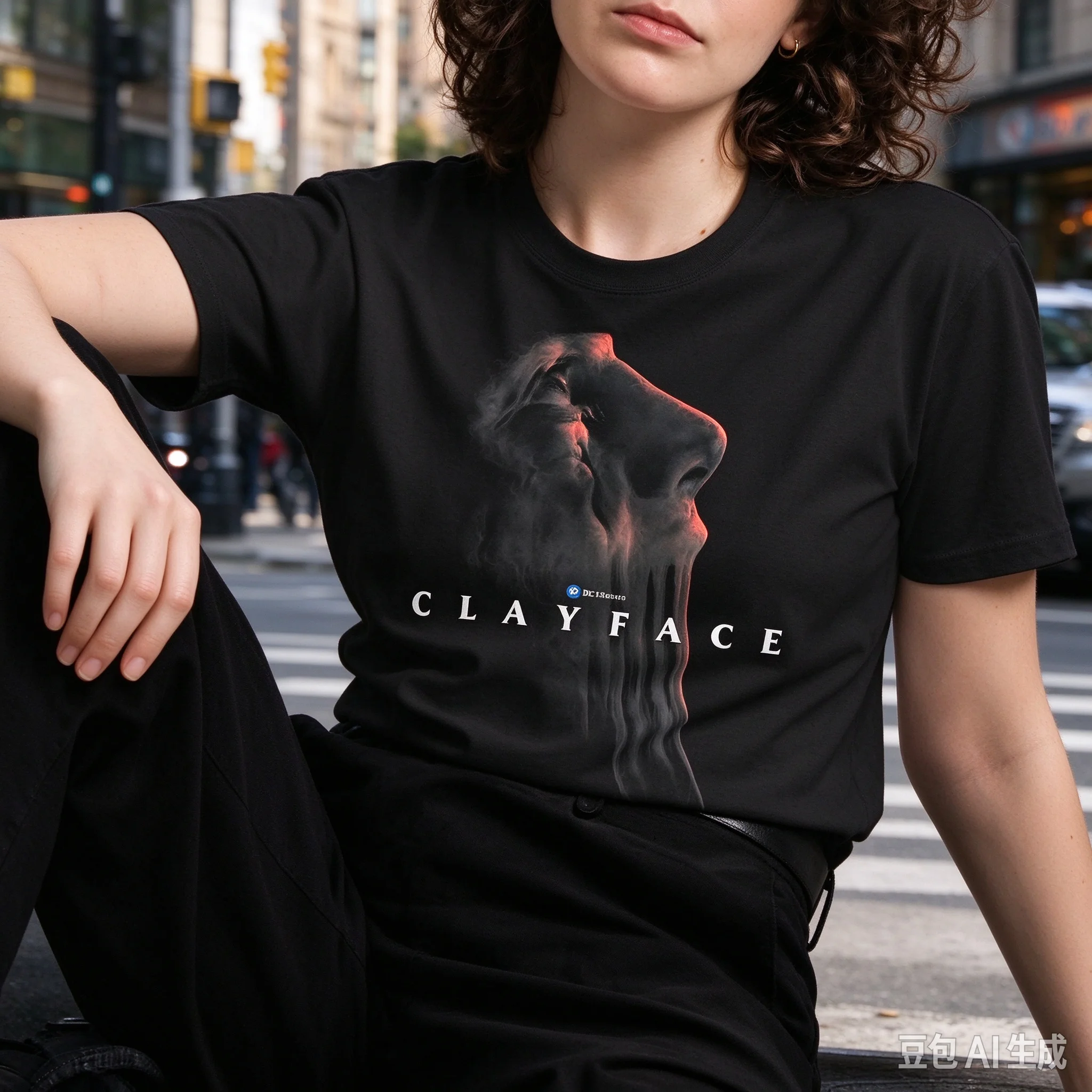 Clayface Melting Face Graphic T Shirt DC Gotham Villain Unisex Short Sleeve Comic Movie Fan Cotton Streetwear Top
