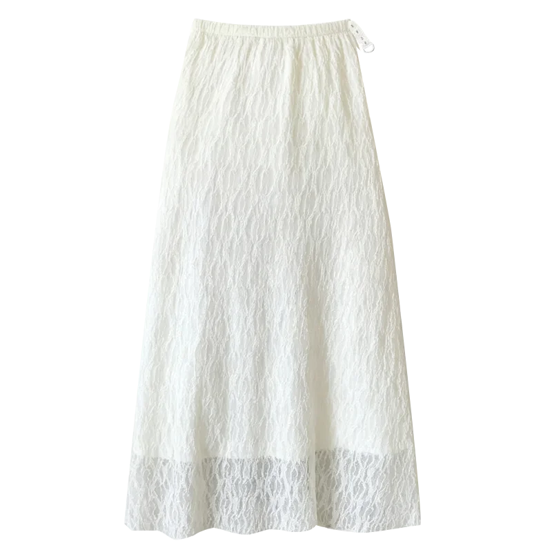 falda-de-maternidad-de-verano-para-mujer-embarazada-estilo-linea-a-negra-y-blanca-con-encaje-y-forro-cintura-con-cordon-ajustable