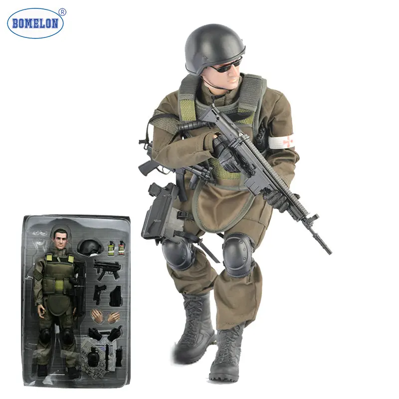 

30 см боевой медицинский солдат, экшн-фигурка, масштаб 1/6, военная фигурка, набор моделей с оружием, предварительно окрашенная фигурка, игрушки для мальчиков