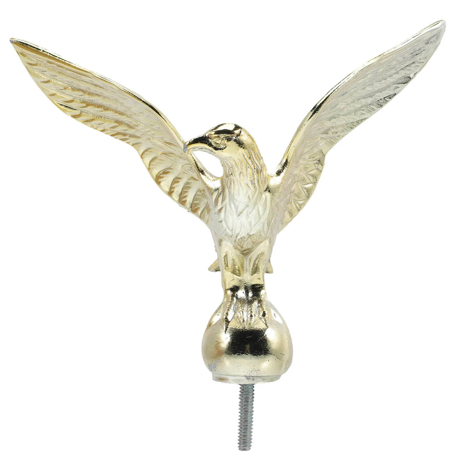 

Eagle Head Flagpole Bird Feeders for Outdoors Topper Window Parts Alloy Ornament Flagpoles Garden