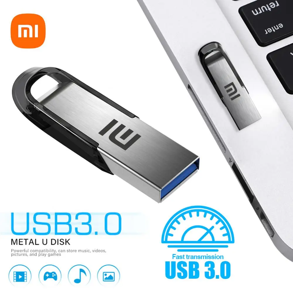 Xiaomi 2Tb Mini 3.0 Super Metalen Usb Flash Drive 1Tb Pen Drive High Speed Memory Stick 512Gb U Disk Pendrive 3.0 Memoria Usb