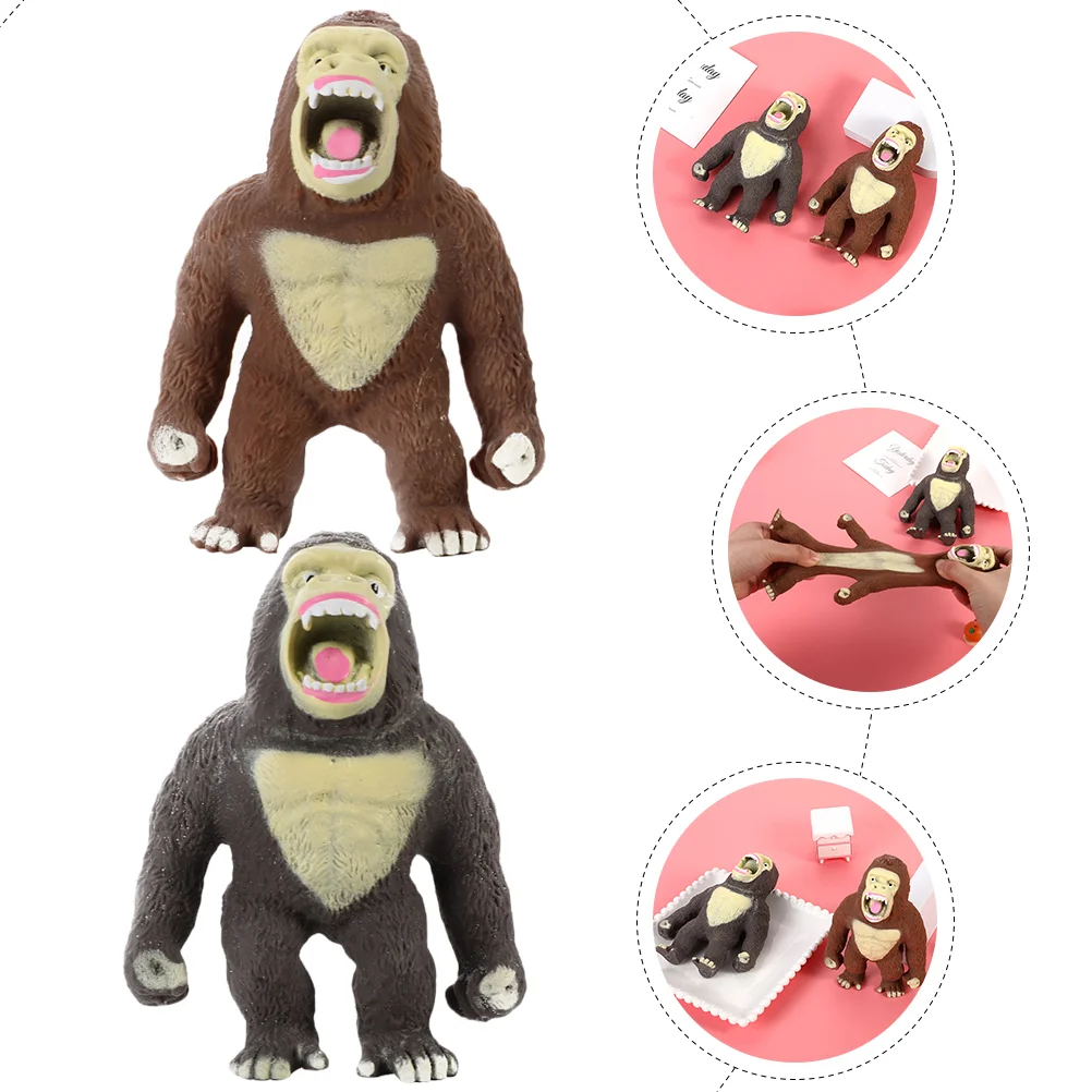 Lala Music Monkey Toys Interesting Stretchy Out Shape Party Pressure Funny Children Supplies Tpr Adorable Gorilla zkittles