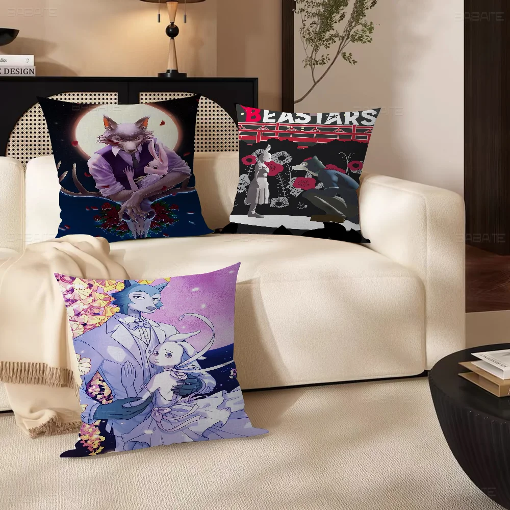 BEASTARS Pillowcase toon Gift Cushion Cover Bedroom Home Sofa Chair Seat Decor pillow case