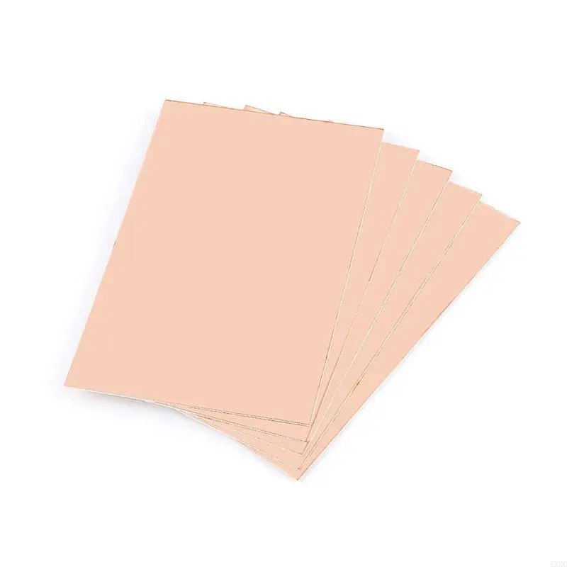 KXRC 5 Pcs 10x15cm CCL Single Side PCB Clad Laminate Board Epoxy Material