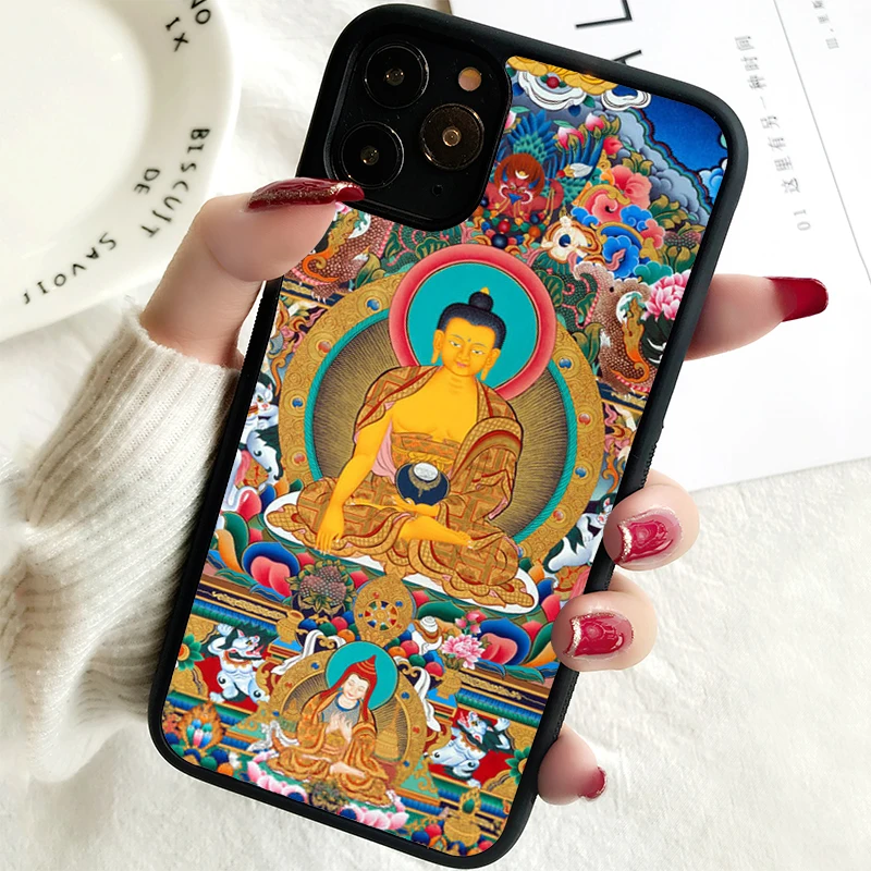 5S SE 2020 Phone Cover Case for iPhone 6 6S 7 8 PLUS X XS XR 11 12 13 MINI 14 PRO MAX Rubber Silicone  Buddha Siddhartha Gautama