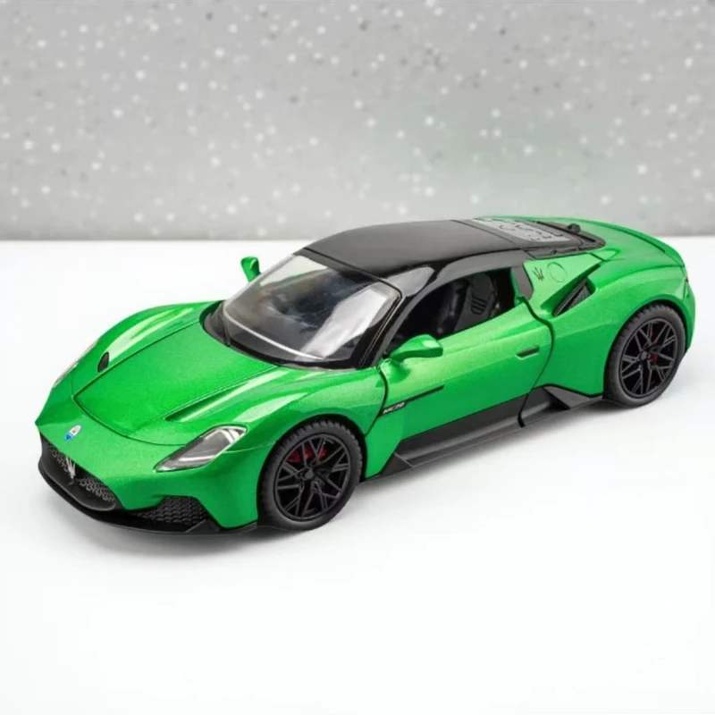 1:22 Maserati MC20 garçon son et lumière retirer jouet en métal simulation pour enfants modèle de voiture en alliage modèle de voiture jouet cadeau pour enfants.
