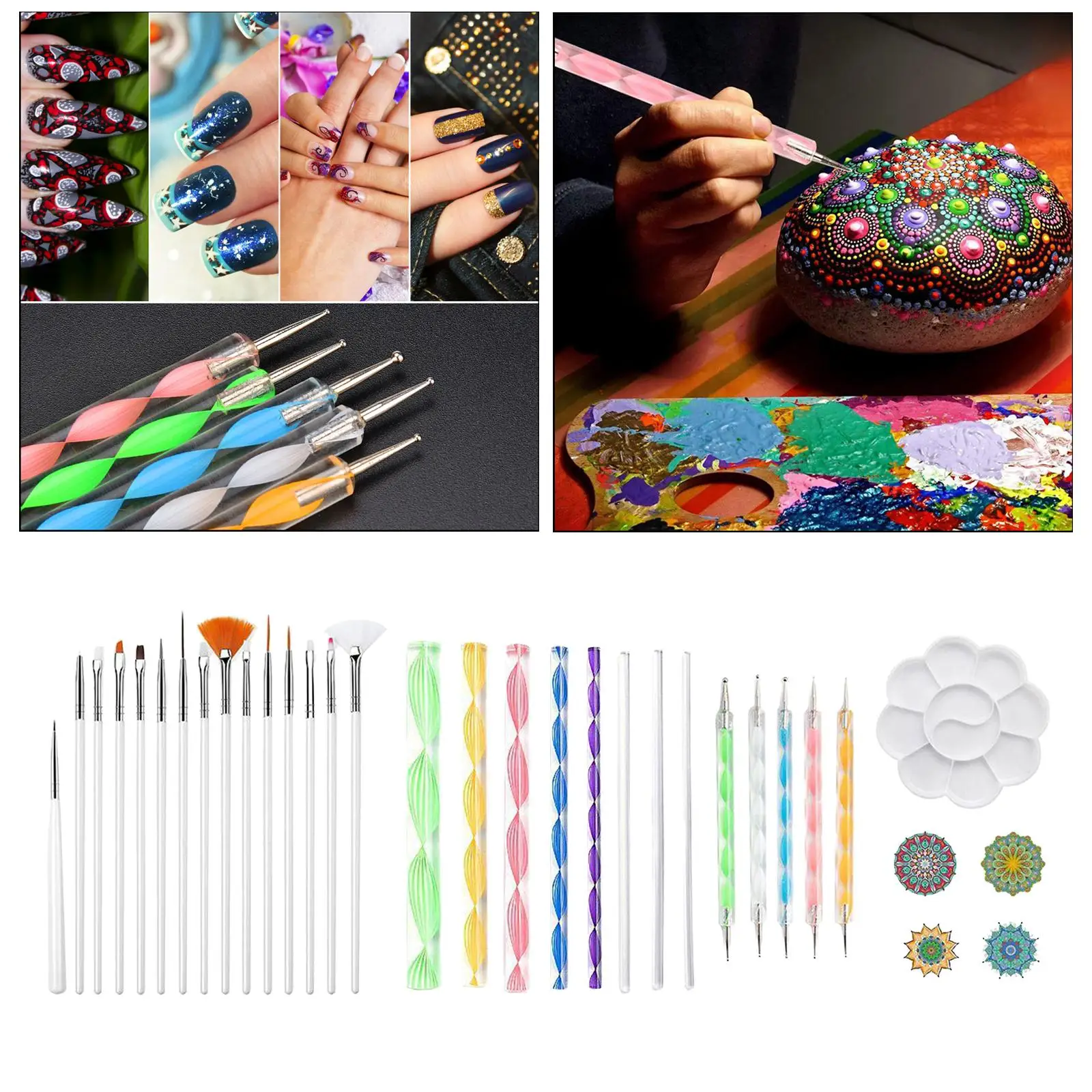 

33 Set Mandala Dotting Tool Set for Painting, Nail Painting, Drawing &