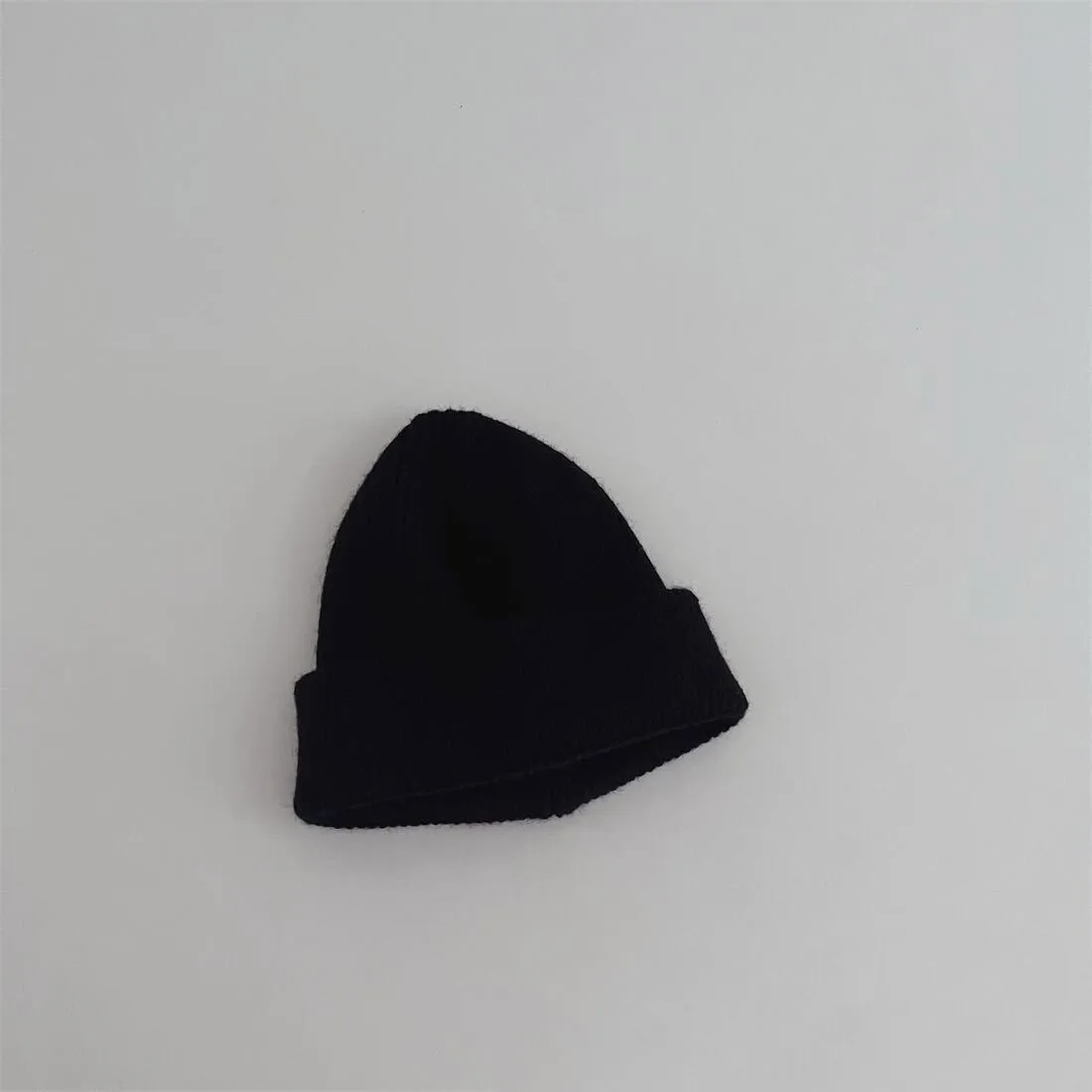 Bonnet Triblockchain en Coton Doux et Chaud pour Enfant Garçon et Fille, Chapeau Décontracté de Couleur Unie, à la Mode, Collection Automne et Hiver