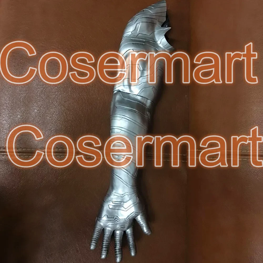 Accesorios de Anime, brazo de soldado de invierno, Capitán América 3, armadura de brazo Bucky Barnes, disfraz de Cosplay de látex de alto nivel para hombre, gran oferta