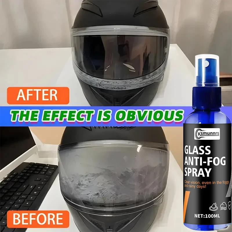 NEW! Motorcycle Multi functional anti fog polishing agent - motorcycle helmet anti fog, suitable for car glass, helmets, glasses image 2
