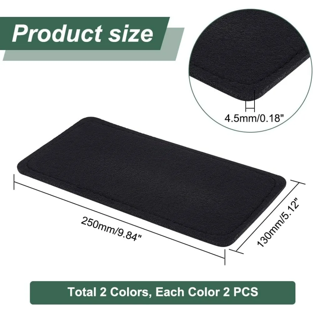 4pcs Handbag Base Shaper 2 Colors Bag Bottom Shaper Pad 9.8×5.1