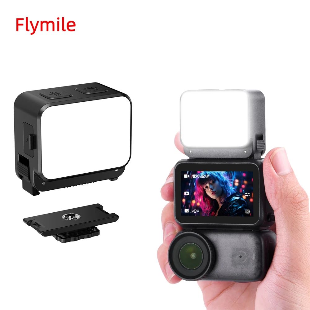 

Flymile Magnetic Video Lights for DJI OSMO NANO Accessories Camera Mini Photography Vlogging Light 3000K/4440K/8700K