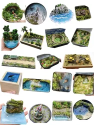 Miniature Platform Model Miniature Island Model Scene Miniature Forest Landscape Home Decoration Fairy Garden Miniatures