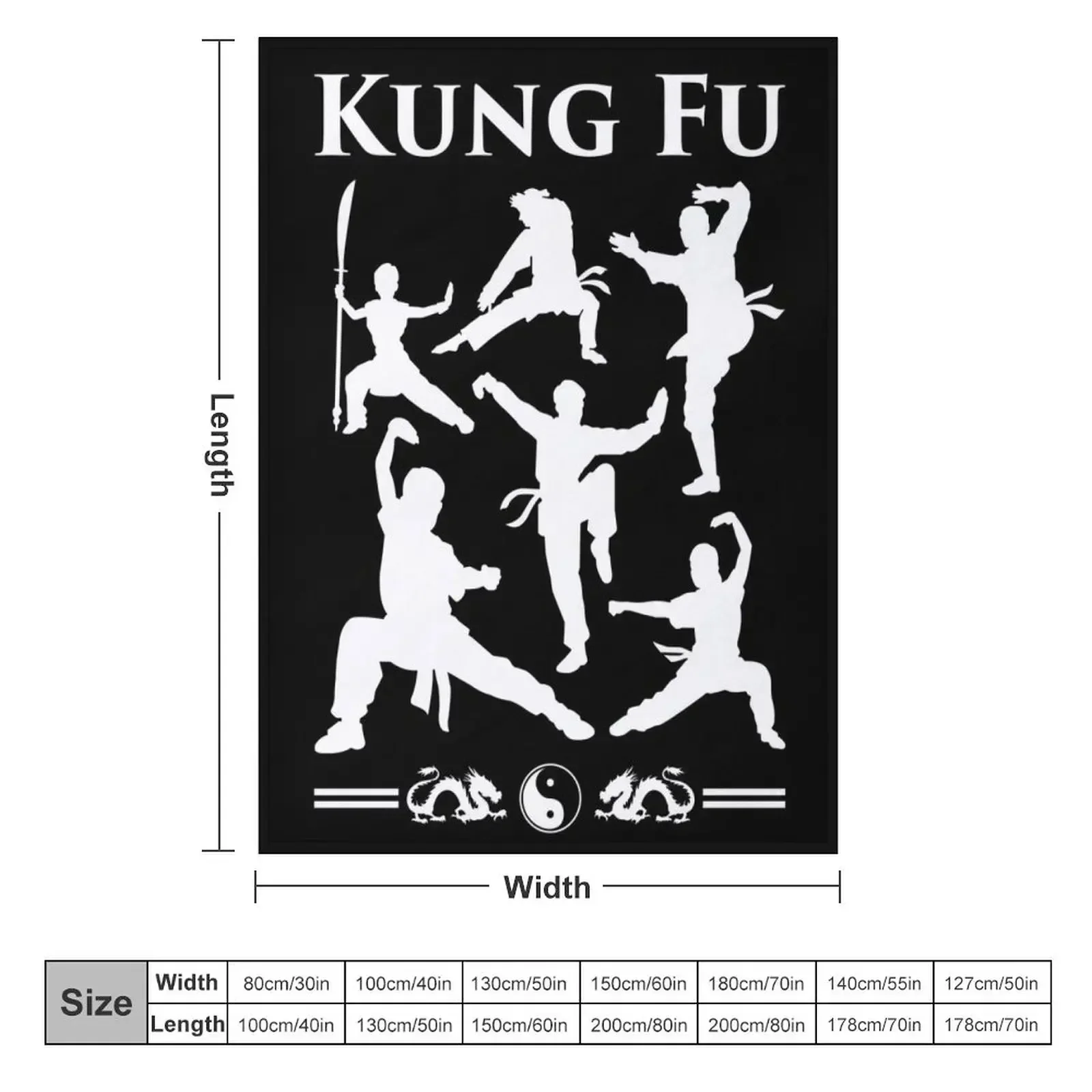 Kung Fu Throw Blanket Furry Blankets For Bed Blankets