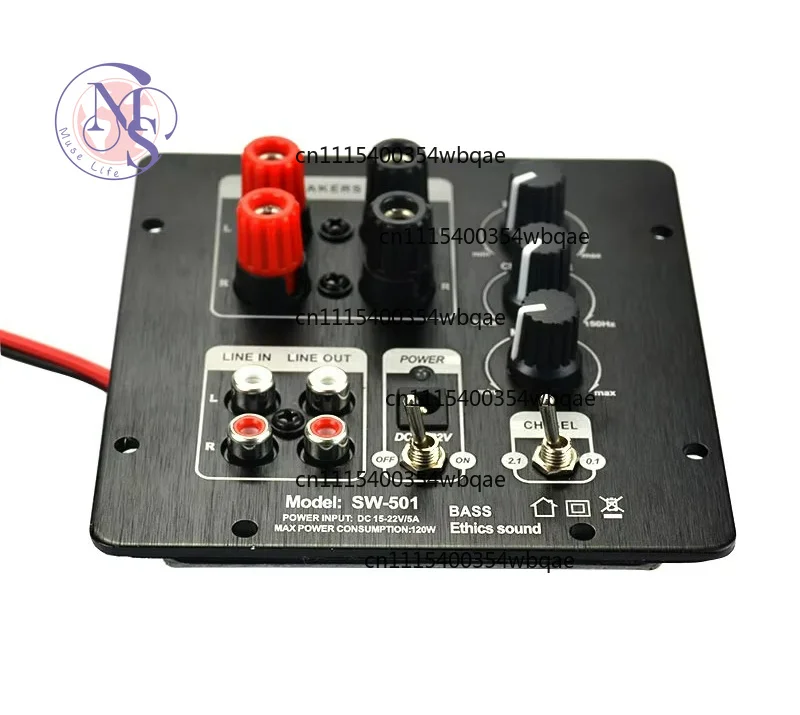 ZOCI-2.1 Digital Subwoofer SMD Integrated Amplifier Audio Board Independent 2.0 Channel Output Home Sound Speaker Amplifier