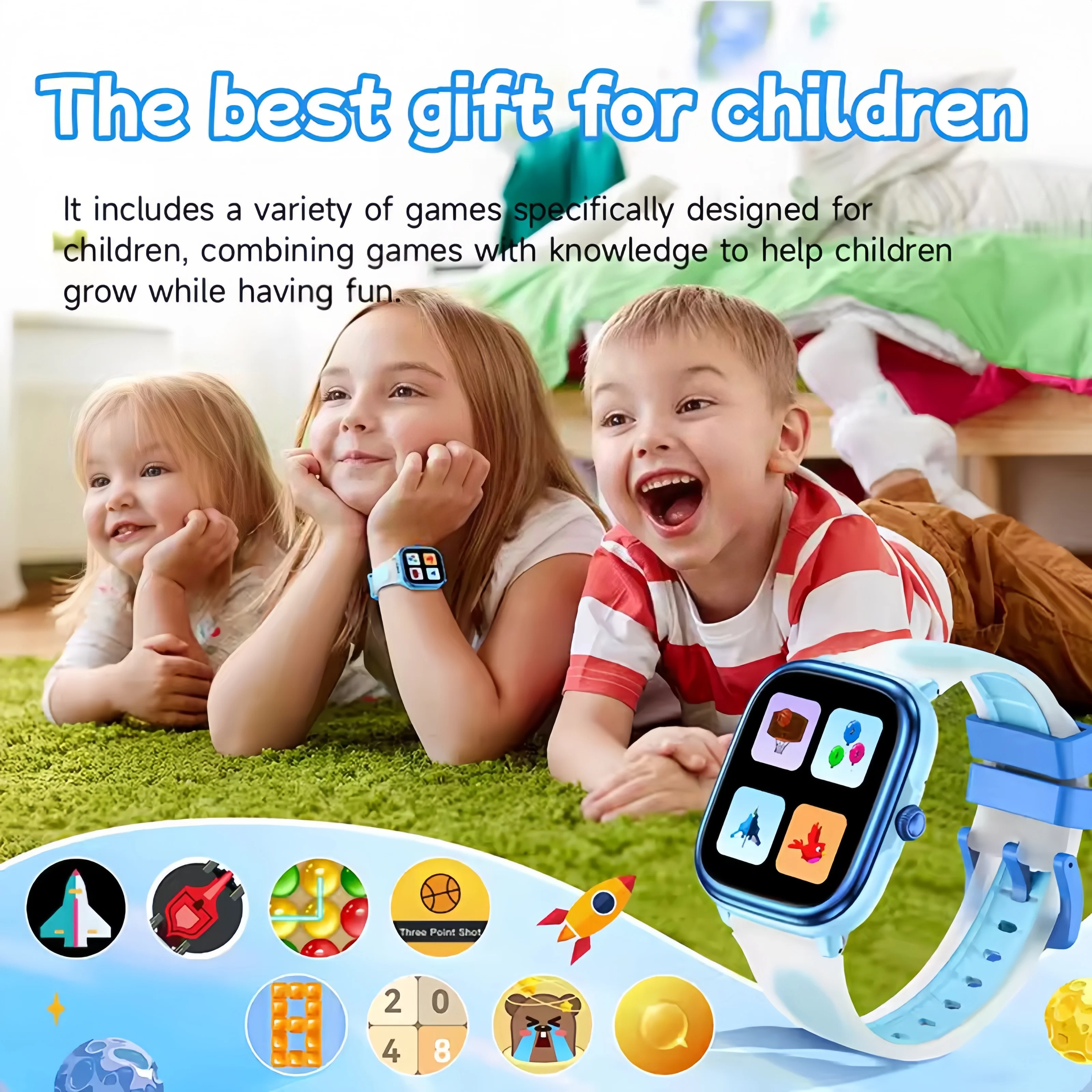 2026 New Kids Electronic Watches Waterproof Multi Function Luminous Aalarm Clocks Watch For Boys And Girls learning watch