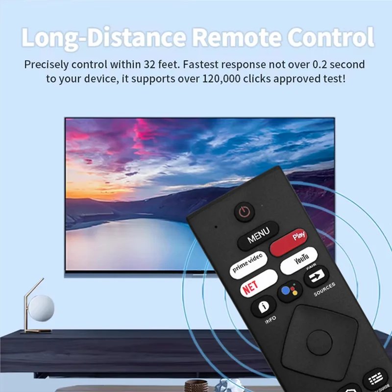 Replace RC4284504/01RP Voice Remote Control For  TV RC4284504/01RP 398GM08BEPH0007PH-BCBW