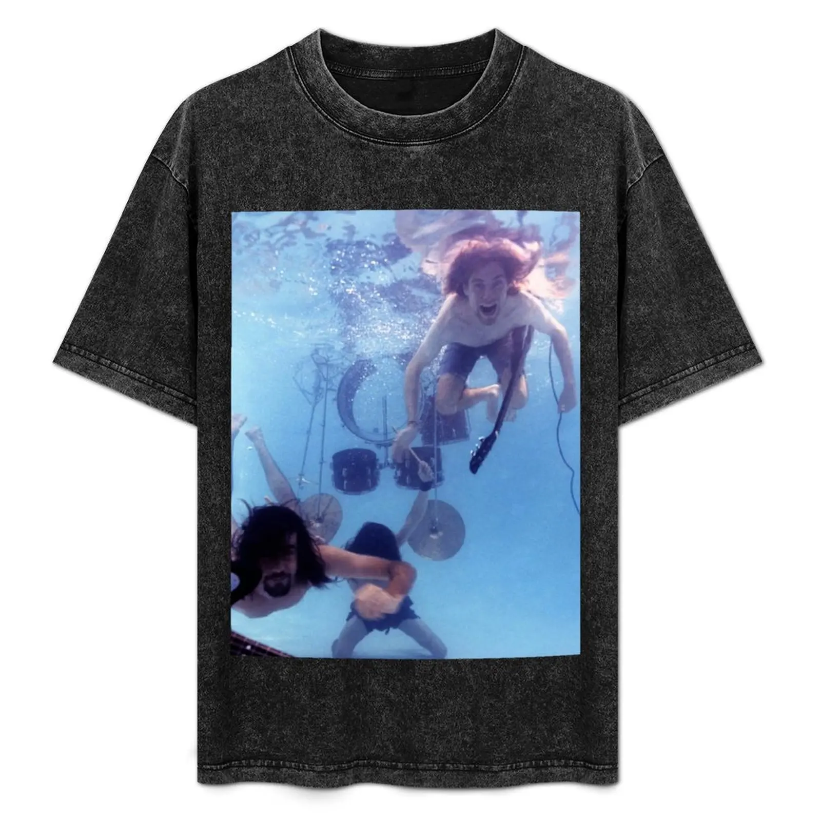 

Music in the Water T-Shirt Urban Casual Loose Fit Tee