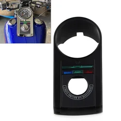 Black Motorcycle Speedometer Speedo Dash Panel Cover Housing Kit For 1991-1995 Harley Softail