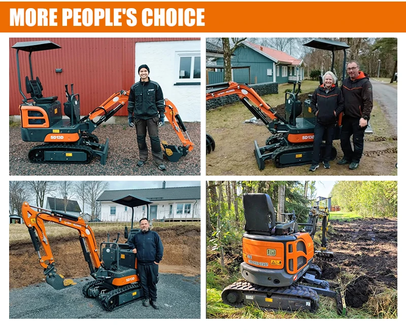 mini excavators hyundai small digger compact mini excavators