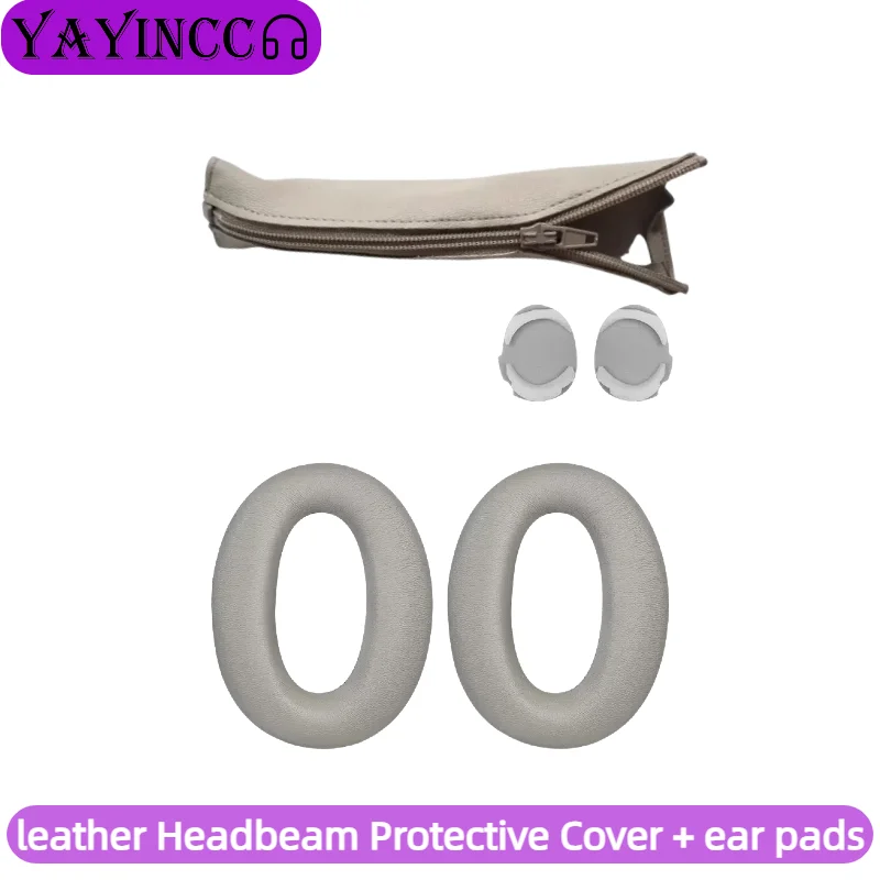 YAYINCC استبدال رغوة الذاكرة وسادات الأذن وسادة لسوني MDR 1000X WH-1000XM2 سماعات الأذن وسادات الأذن شعاع الرأس
