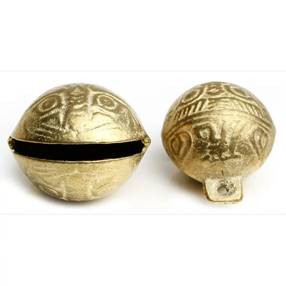Preciosos campanas Vintage para Collar de perro, campanas de cobre, Mini campanas de latón de 11mm, 14mm, 18mm, 20mm y 53mm, colgantes para manualidades DIY