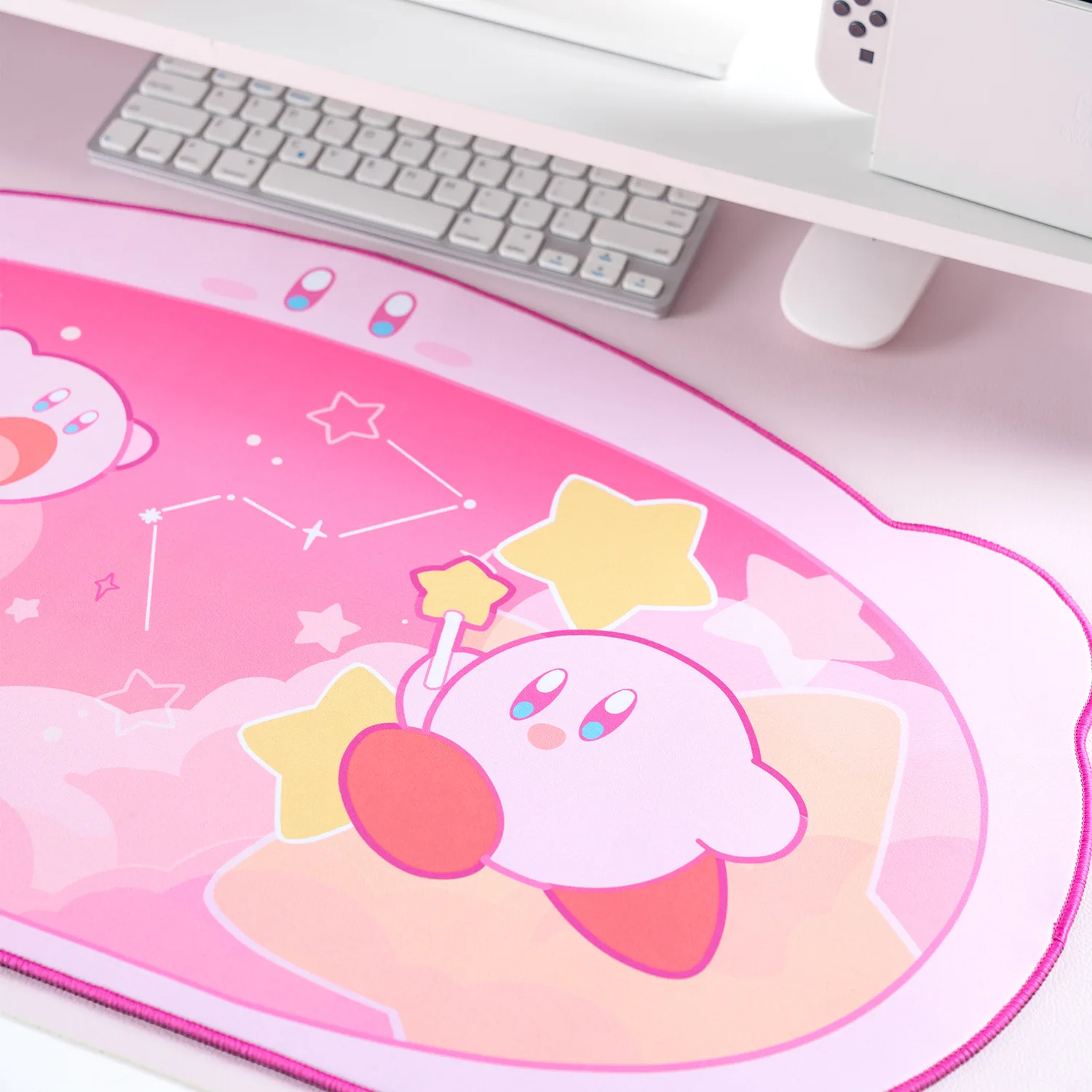 Cartoon Kirby Spiel Mauspad Übergroße Verdickte Nicht-slip Büro Studie Tisch Matte Kawaii Nette Mädchen Computer Tastatur Maus pad