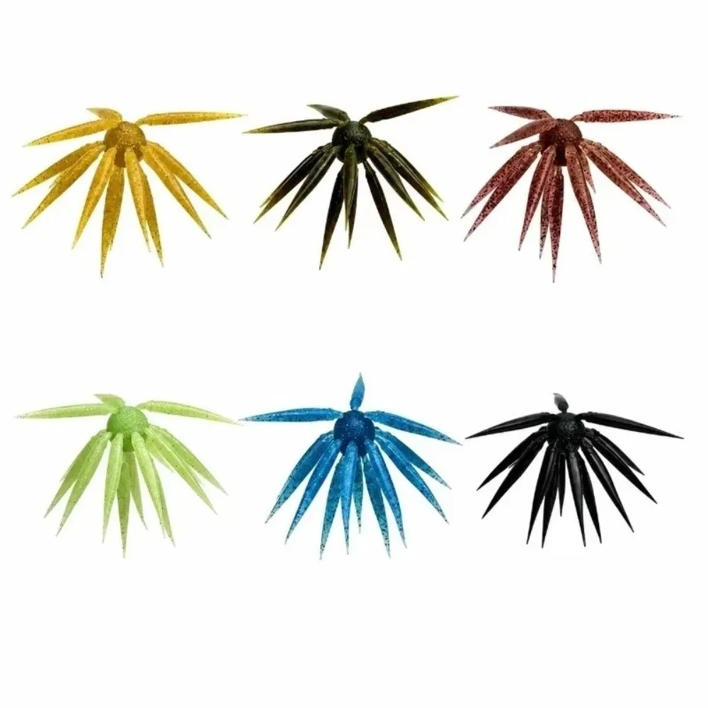 2pcs 17mm Length Sea Urchin Bait 8.8g Weight Morigen Rig Star-Shaped Lure No Weight Design M Size Bait-Cluster Lure