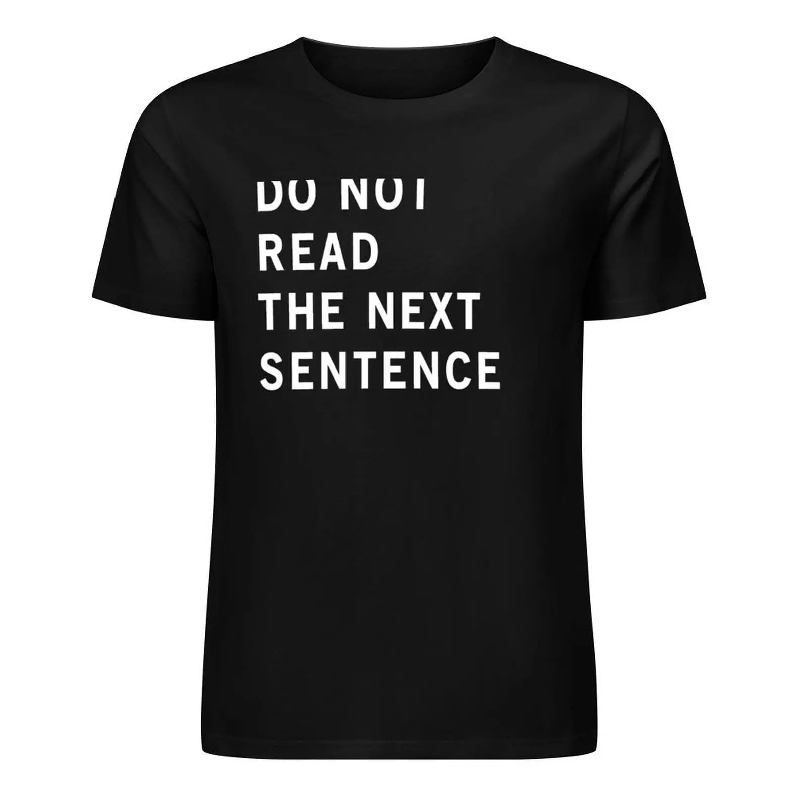 

Do not read the next sentence T-Shirt vintage man clothes summer top hippie clothes Men's t-shirts