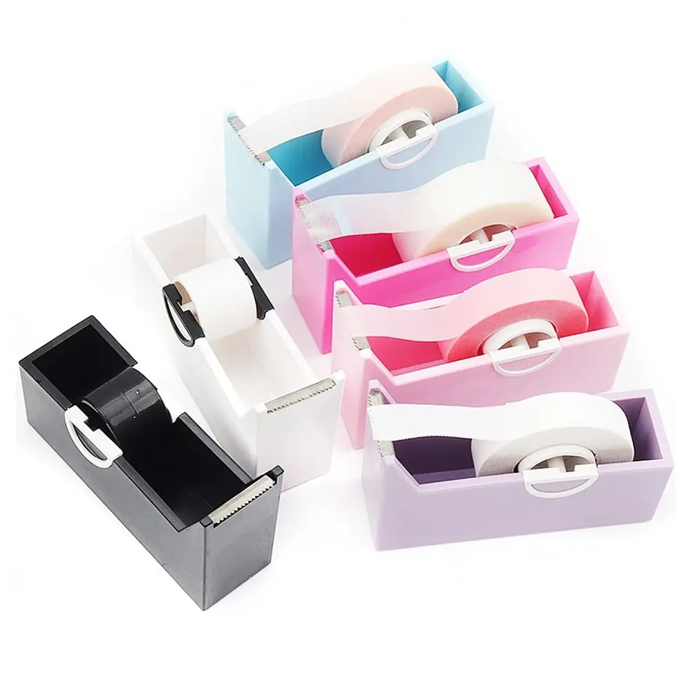 Washable Rotating Durable Lash Adhesive Eyelash Extension Tape Holder Lash Tape Cutter Grafting Lash Dispenser