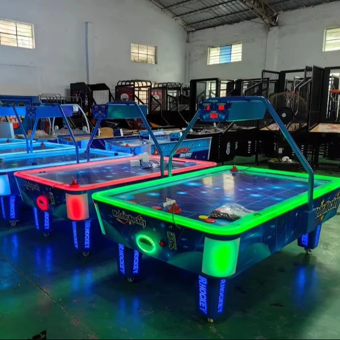 

Воздушный хоккейный стол с монетоприемником, аркадный симулятор развлечений, игровой автомат, воздушный хоккейный стол для игрового центра