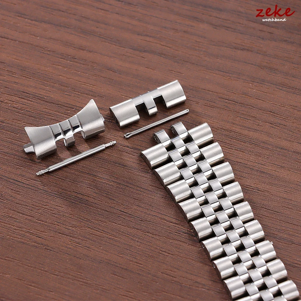 Luxury Solid Stainless Steel Watch Bracelet for Jubilee for Rolex DAYTONA SUBMARINER Yacht-Master GMT Curved Strap 20mm 21mm 22m
