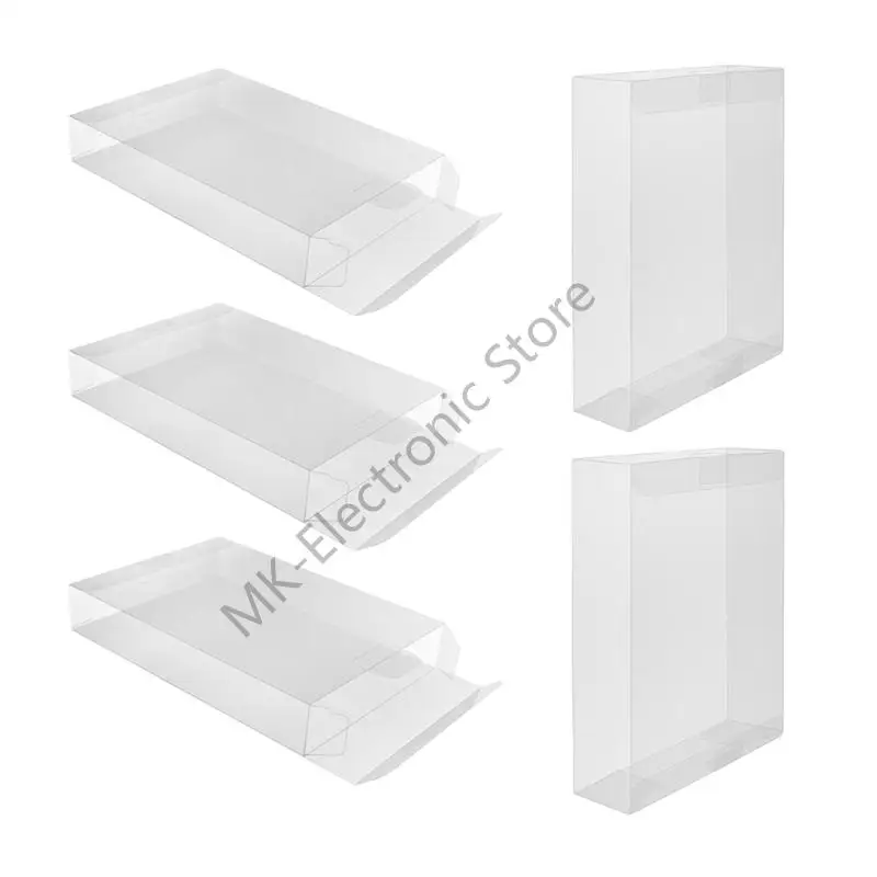 

R2LF Game Display Case Container With Clear Shell Suitable For Vintage Game Preservation Safe Storage And Easy Transport 5pcs