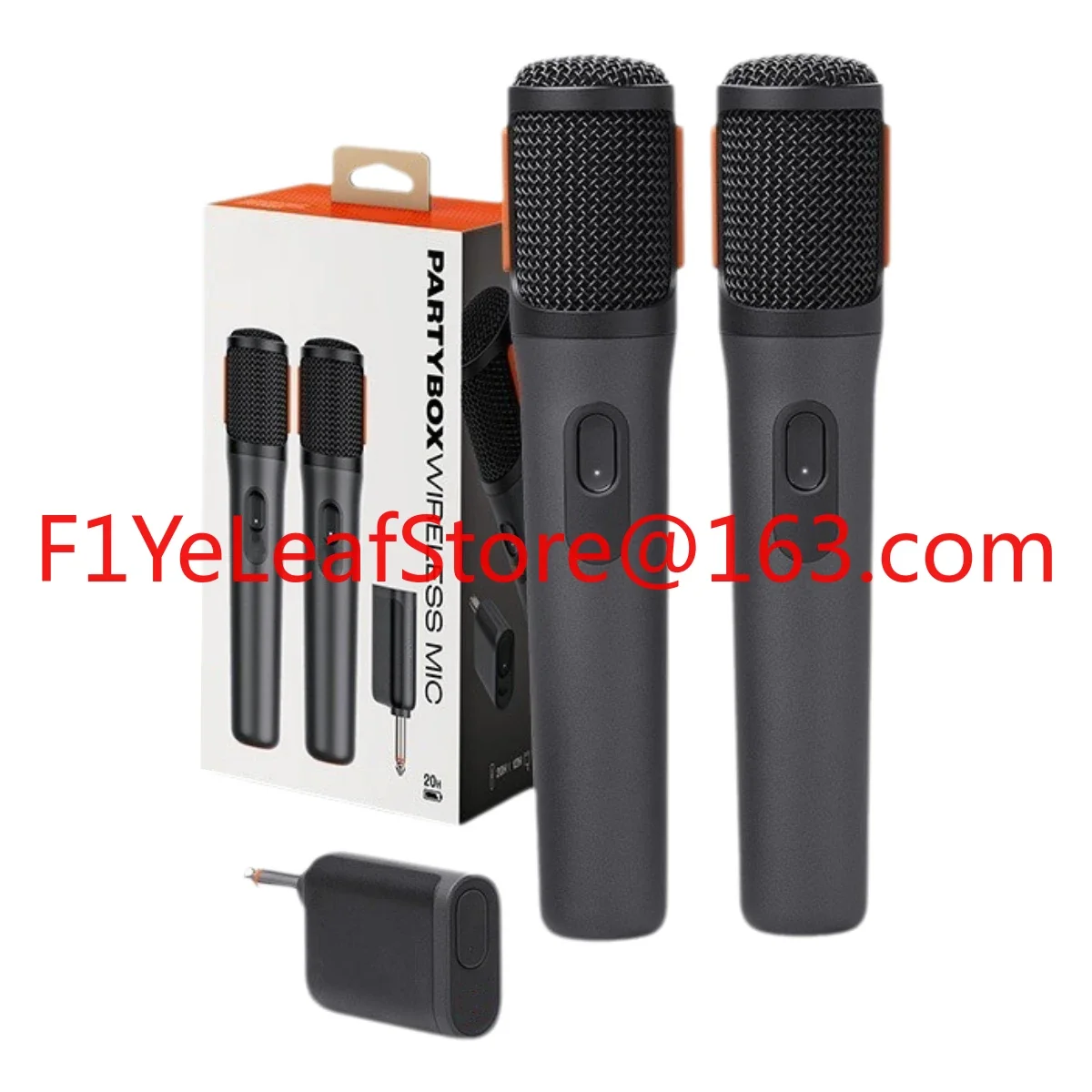 Hot Sale New PartyBox UHF wireless Rechargeable Portable microphone System with Dual-Channel Receiver Handheld Wireless Mic