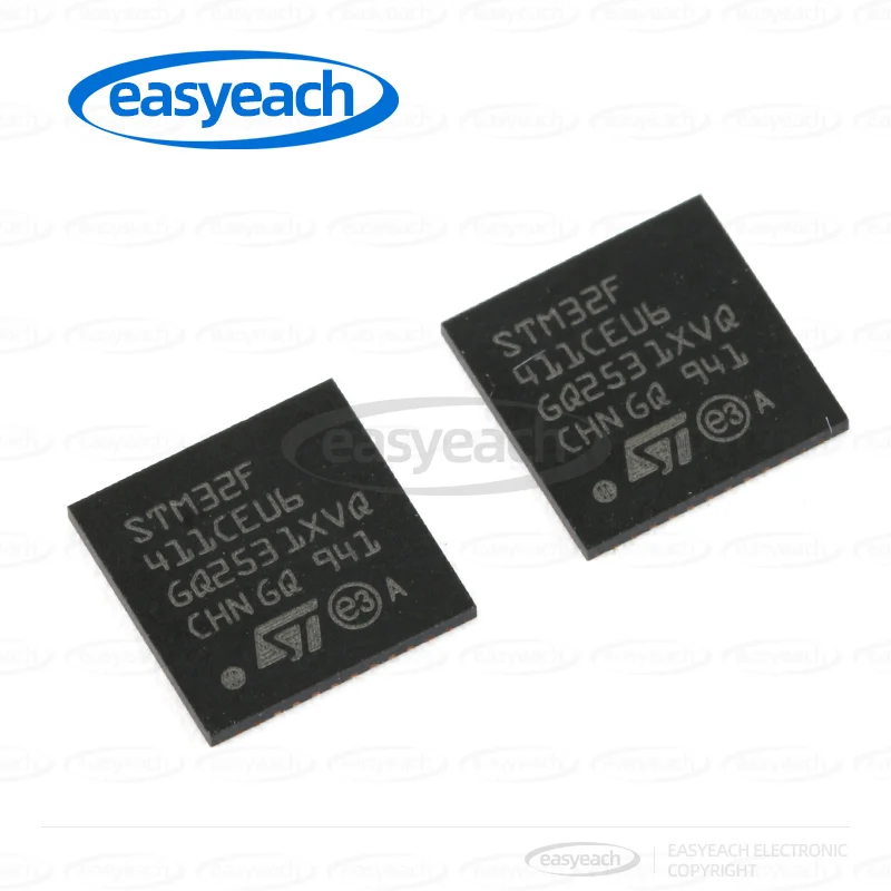STM32F411CEU6 STMicroelectronics UFQFPN-48 وحدات التحكم الدقيقة المدمجة 32 بت-MCUs