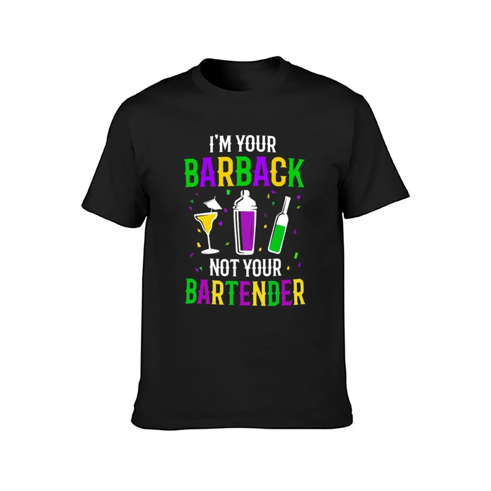 I'm Not Your Bartender Assistant Barback Drinking Team T-Shirt oversizeds mens designer t shirt