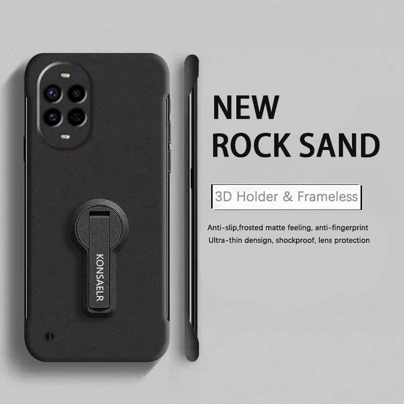 Rock Sand Matte Frosted Thin Rahmenlos Für HONOR X9C X9A Magic 7 Lite 300 200 100 90 80 70 60 50 Pro Drehen Halter Telefon Fall