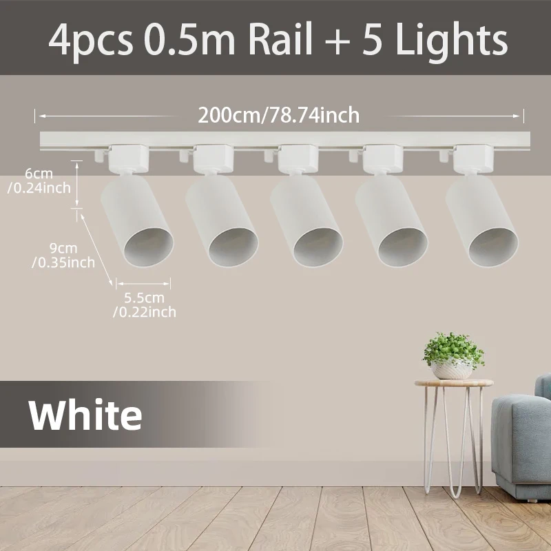 CHENBEN LED Deckenschienenleuchten Set 4
