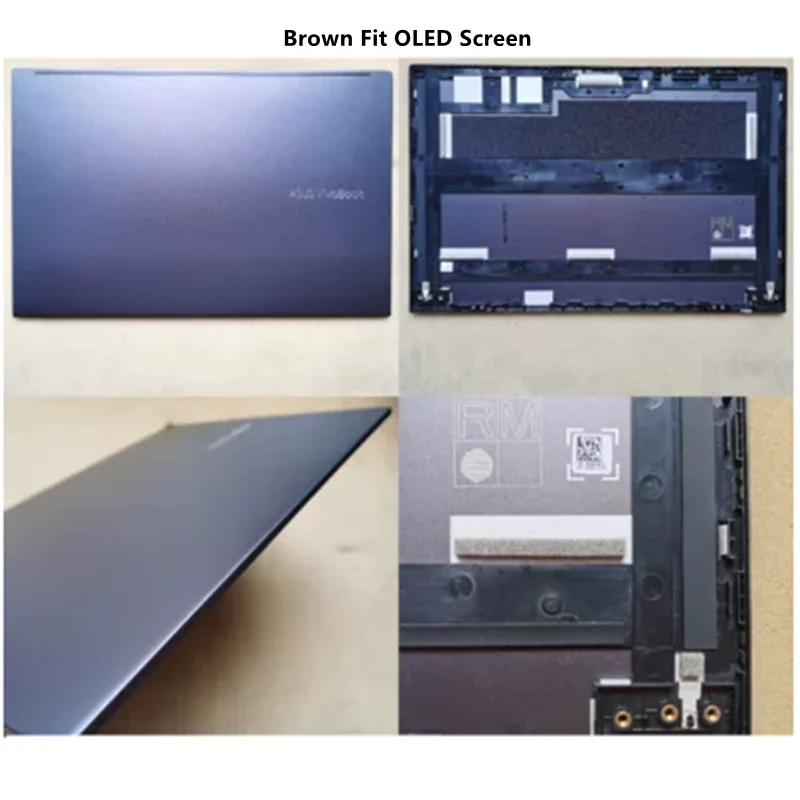 Nowa tylna pokrywa LCD do laptopa Obudowa z przednią ramką do ASUS A515 K513 V5100E X513FP X513FA X513FF M5100U V5050 Shell