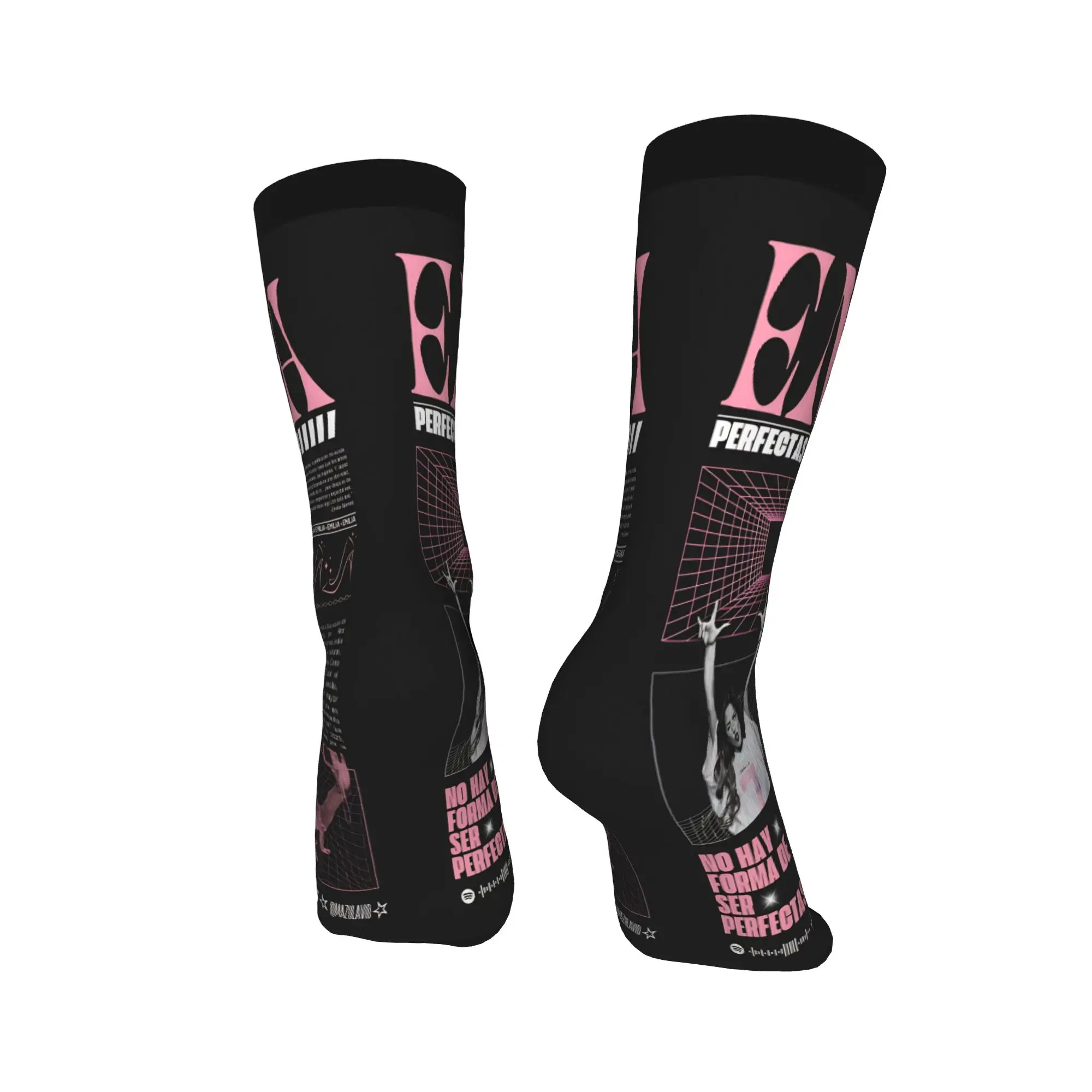 جوارب Duki Rapper جوارب شتوية عصرية للنساء والرجال جوارب مريحة بنمط لوح التزلج جوارب مضادة للبكتيريا