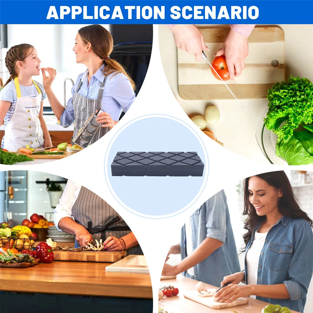 A44 Большой выравнивающий камень — двойное зернистость, грубые/тонкие точильные камни, выравниватель — фиксатор точильного камня с алмазными канавками