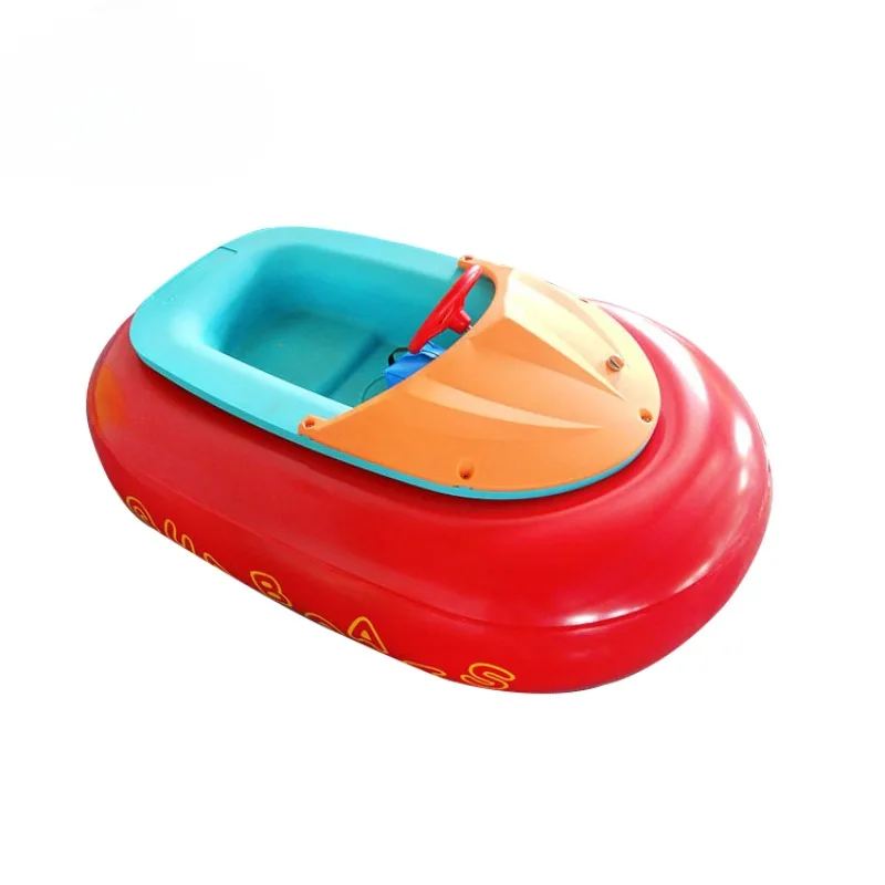 

Electric inflatable water lifeboats of different colors used in swimming pools