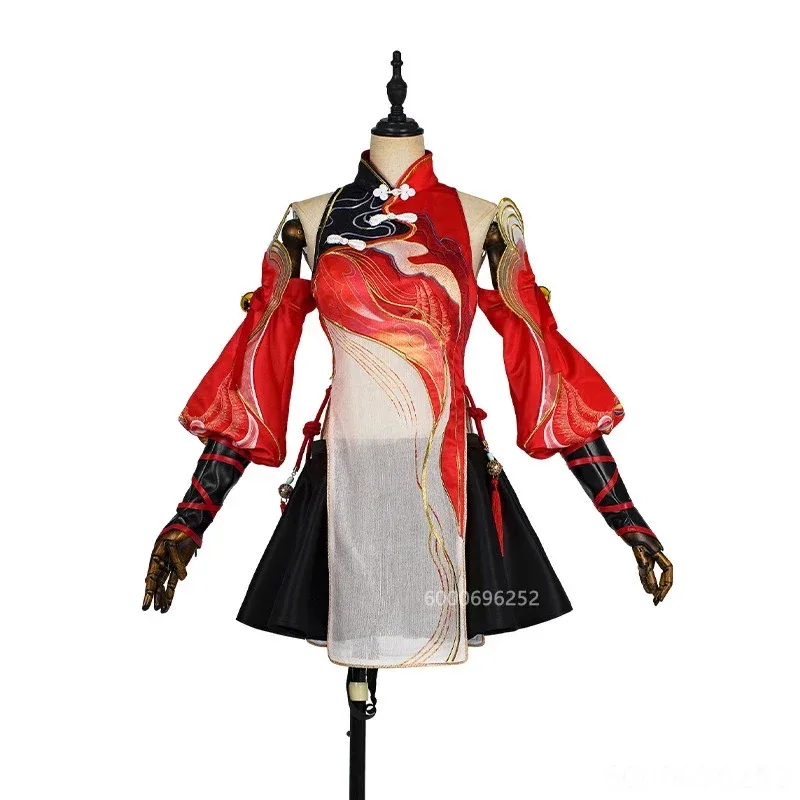 Naraka Bladepoint Shen Miao Yongchun Косплей Костюм Новый Год Ципао Женский Игровой Наряд в китайском стиле Новое Прибытие Лидер продаж Мода