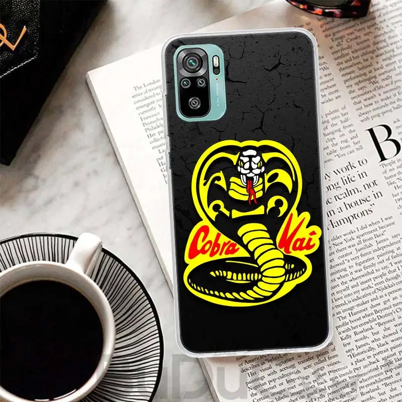 Cobra Kai Snake Cover For Xiaomi Redmi Note 12 10 10S 11 11S 9 Pro 9S Phone Case 11E 11T 9T 8T 8 7 6 5 Max + Print Coque