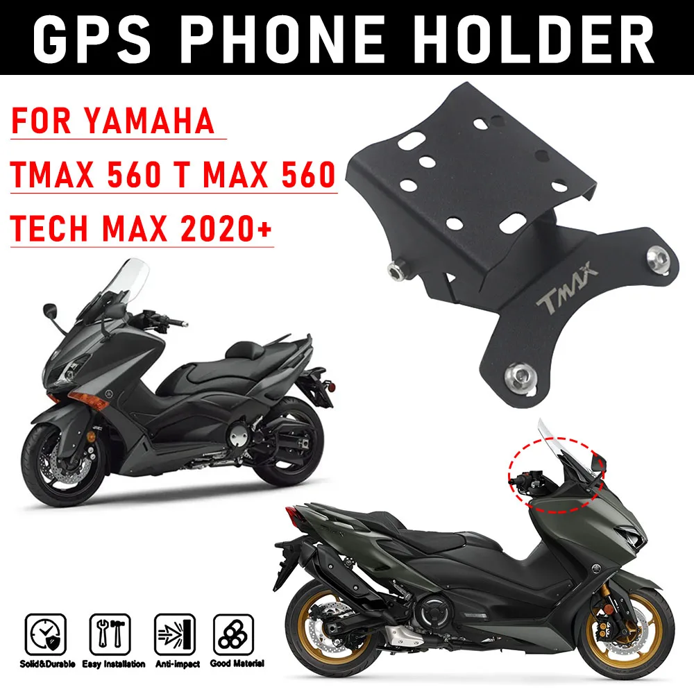 

100%NEW Motorcycle Accessory Smartphone Support GPS Bike Phone Stand Cycling Bracket Mount For YAMAHA TMAX530 T-MAX530 2017-2019