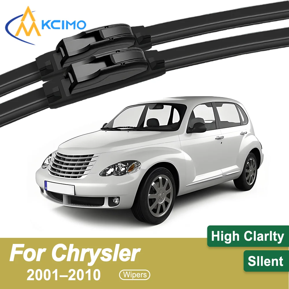 

Crystal Clear Driving 2PCS Windshield Wiper Blades for Chrysler PT Cruiser 2001–2010 All-Weather Reliability Durable & Safe