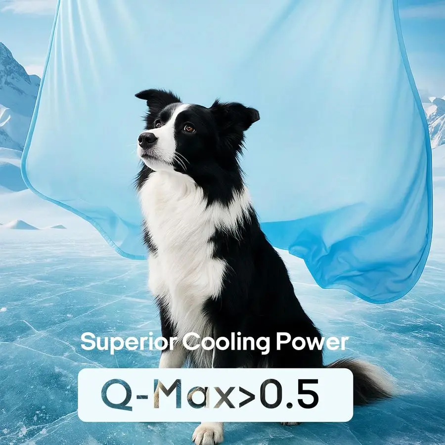 

Премиальное охлаждающее одеяло для собак: легкое, пушистое покрывало для домашних животных, охлаждающий коврик для собак, кошек и щенков, дышащий, прочный.
