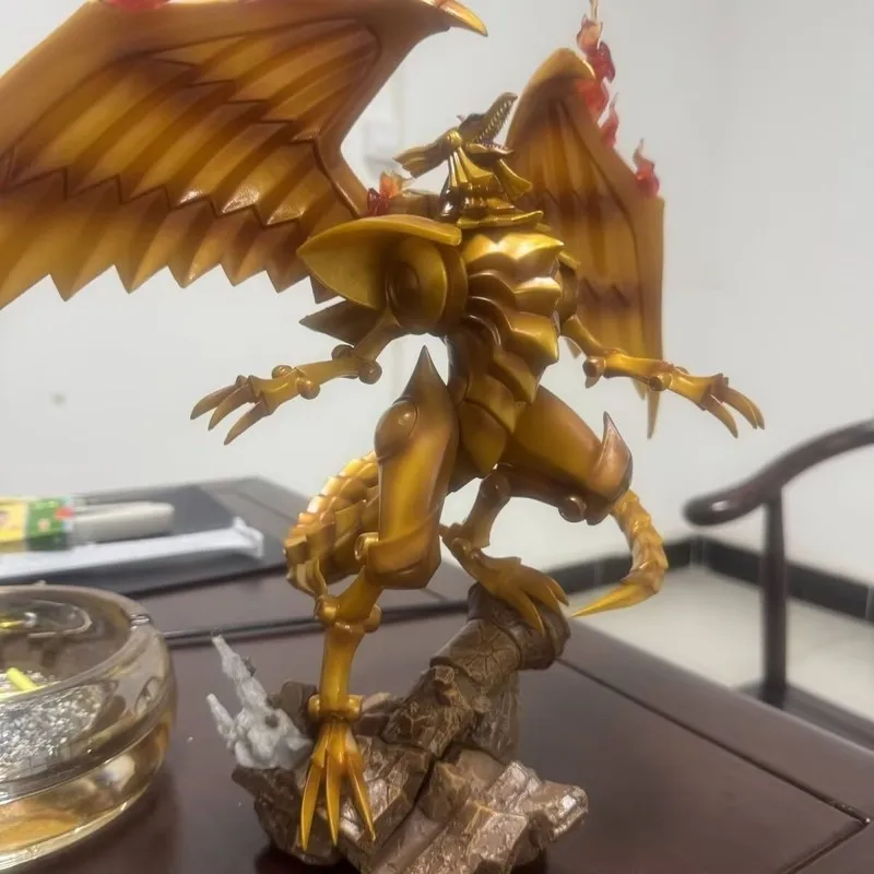 Figura de 27 cm del Dragón Alado de Ra, Periférico del Juego Yu-Gi-Oh, Modelo Personalizado, Adorno de Escritorio, Decoración Coleccionable