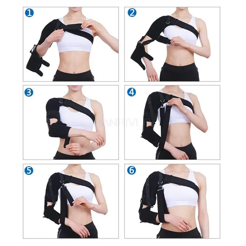 Shoulder Brace Support Arm Sling For Stroke Hemiplegia Subluxation Dislocation Recovery Rehabilitation Medical rehabilitation