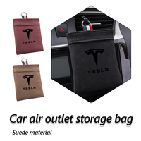 Car Air Outlet Storage Bag Dashboard Organizer For Tesla Model 3 Y S X 2021 Roadster Cybertruck Juguete Accessories